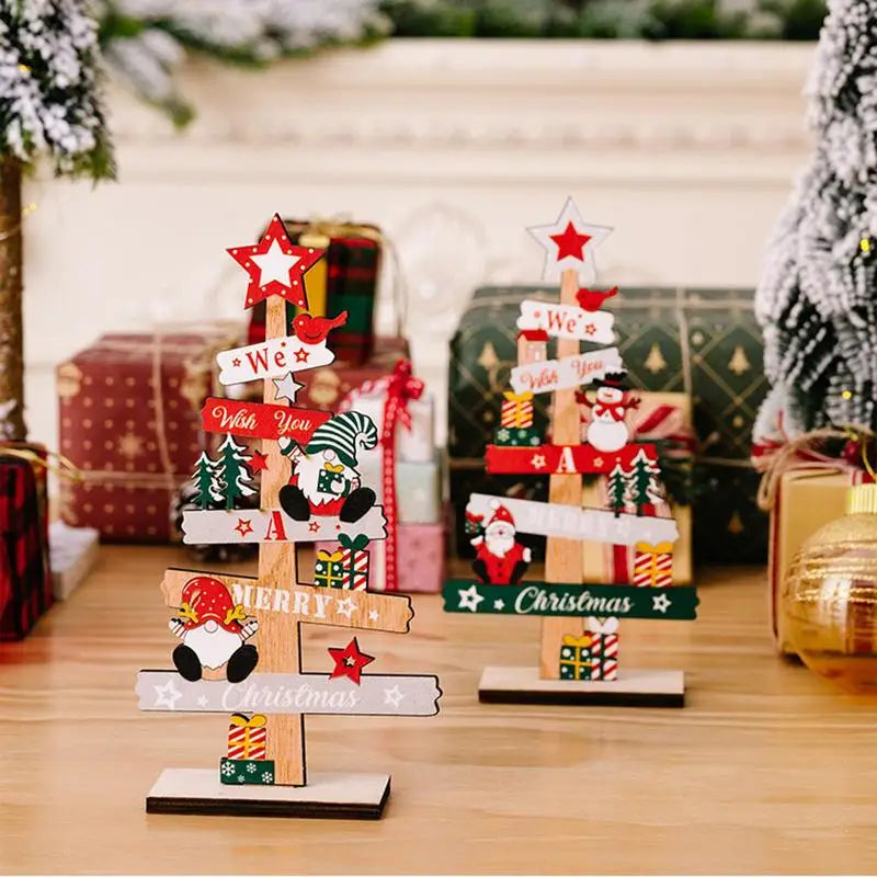 Houten Kerstboom Decoratie