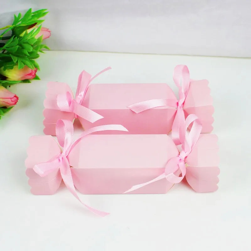 Cadeaudoosjes, set van 10 stuks incl. lint