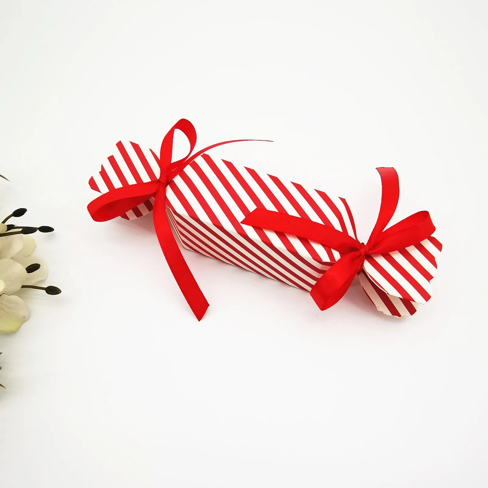 Cadeaudoosjes, set van 10 stuks incl. lint