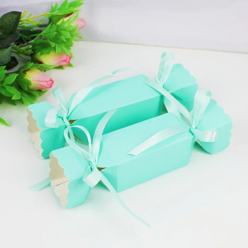 Cadeaudoosjes, set van 10 stuks incl. lint