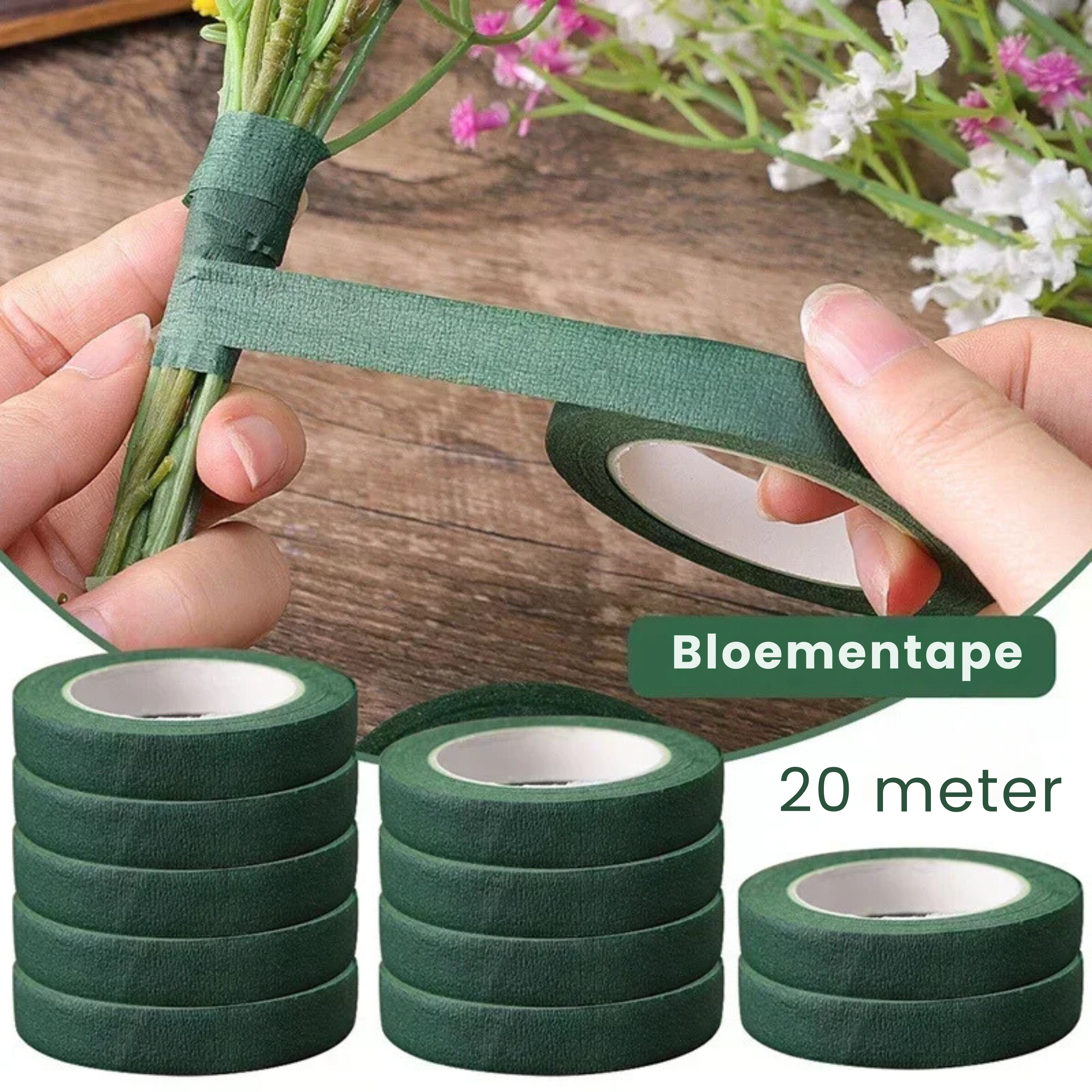 Bloementape, 20 meter