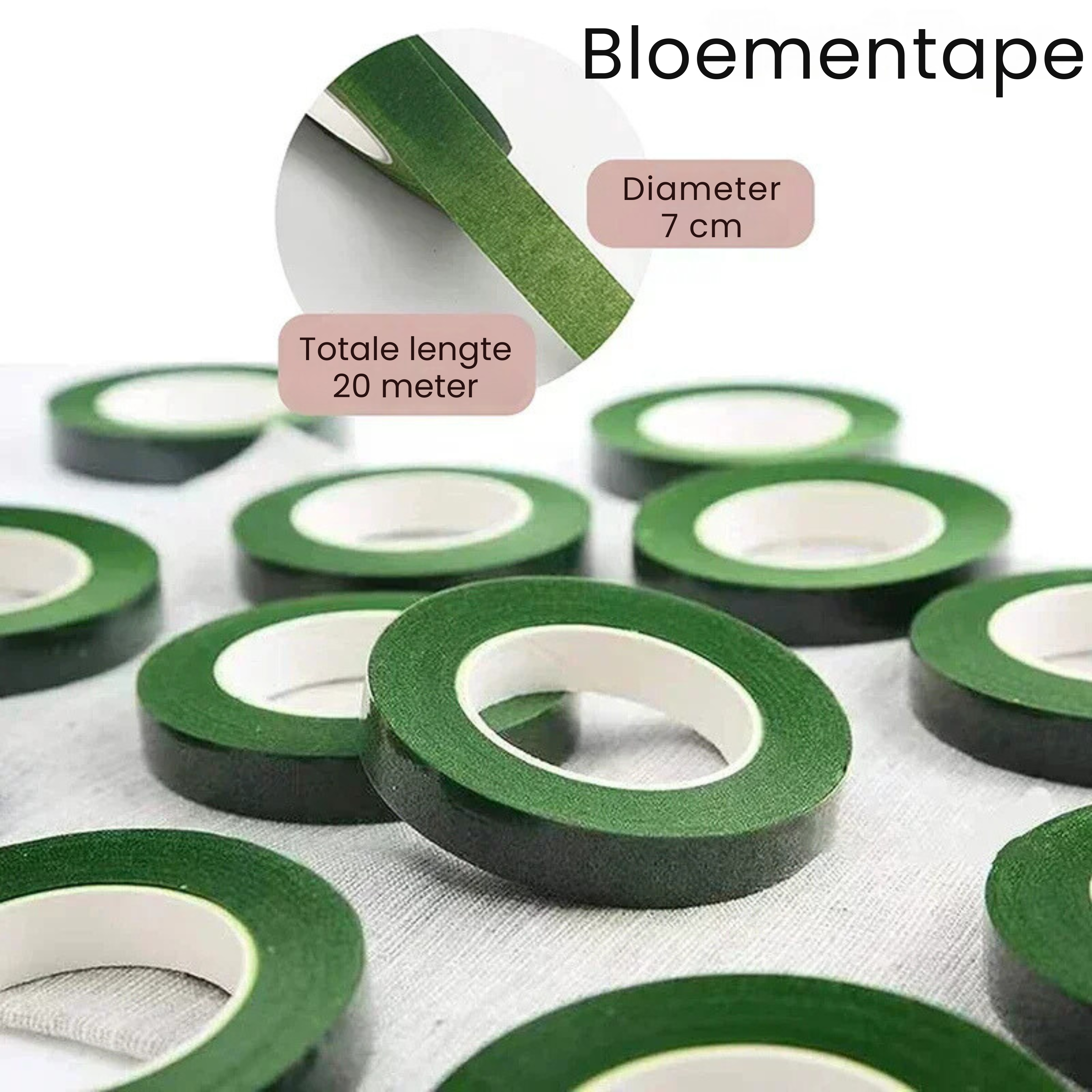 Bloementape, 20 meter