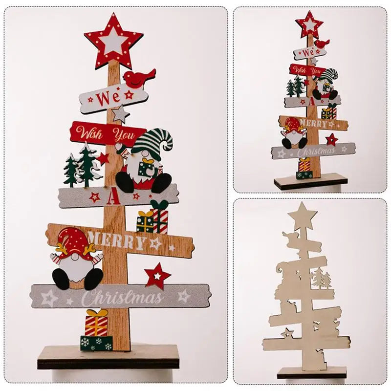 Houten Kerstboom Decoratie