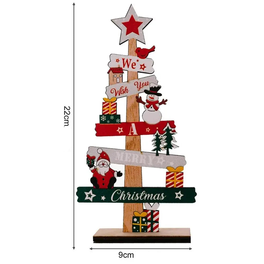 Houten Kerstboom Decoratie